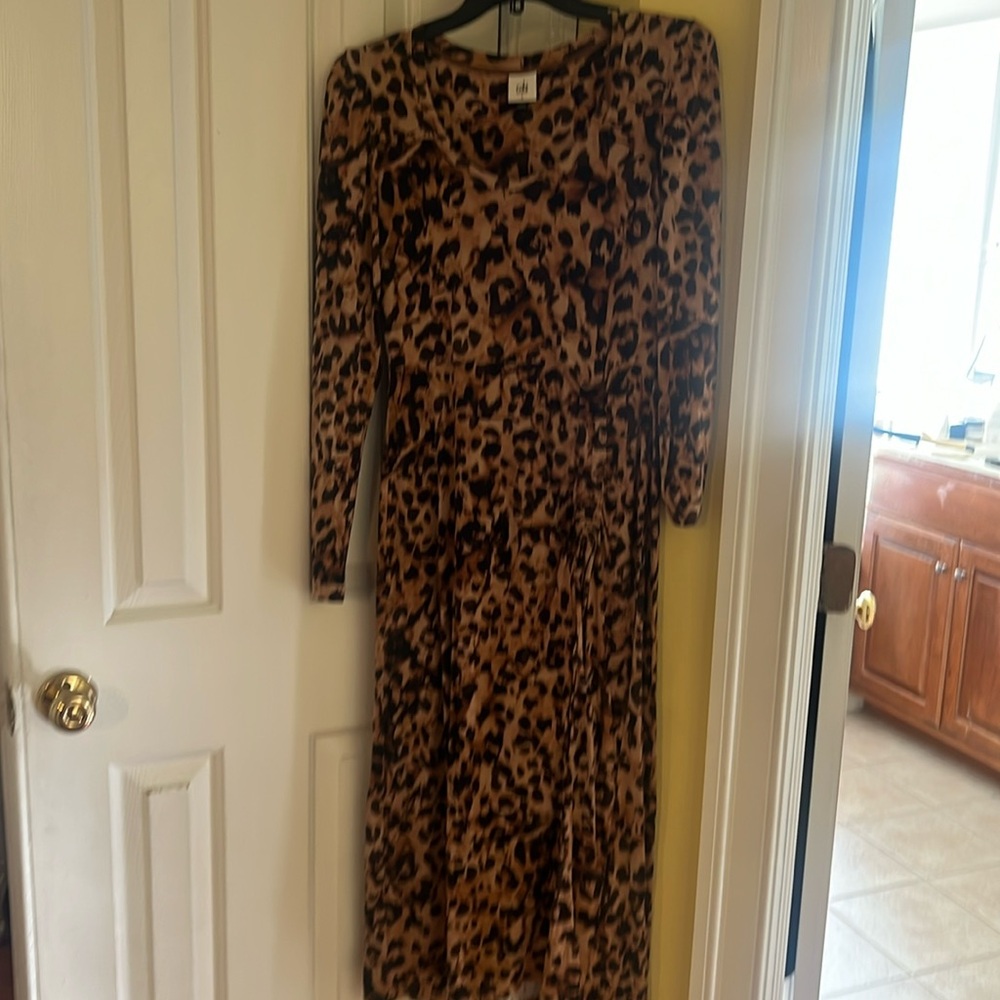 Cabi animal print dress